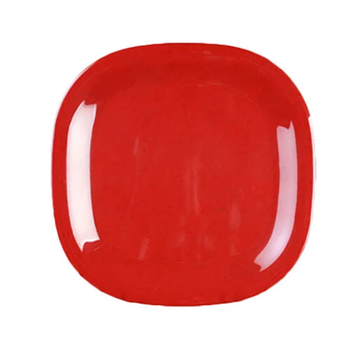 Thunder Group PS3014RD 14" Passion Red Melamine Square Plate