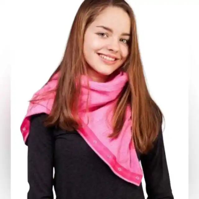 NWT Ivivva by Lululemon Village Chill Scarf OS Hot Pink