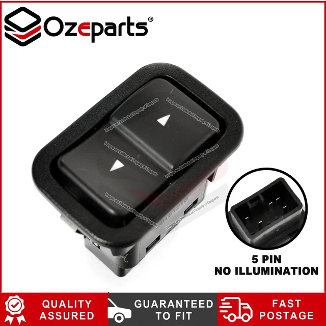 Window Switches PAIR REAR NON Illuminated Type fits Ford Falcon BA BF & XR 02-08