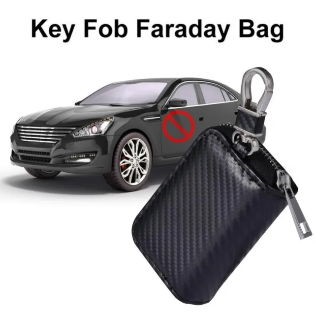 Porte-clés de voiture bloqueur de Signal Faraday Cage pochette