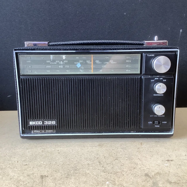 VINTAGE EKCO 326 Portable Radio Working 35.56 PicClick