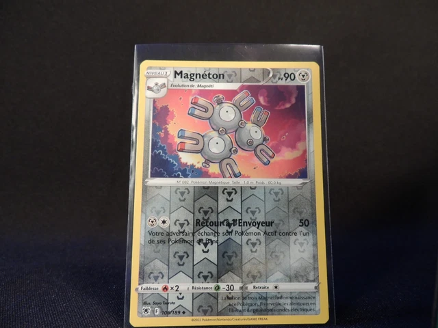 Pokemon Magneton Card 106/189 HOLO REVERSE RARE VF