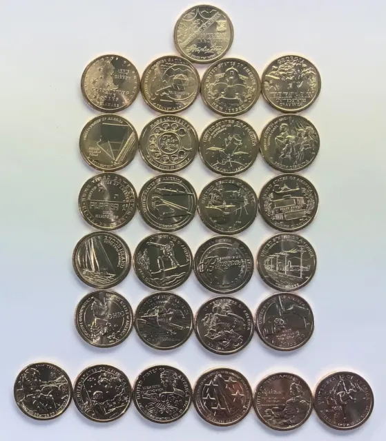 2018 - 2023 27 Coin P Mint Uncirculated Set w6 Sacagawea & 21 Innovation Dollars