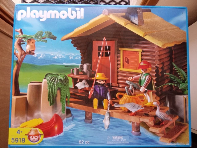 PLAYMOBIL 5918 CABANE Pecheur Version Usa Rare Misb Neuf New Jamais ...