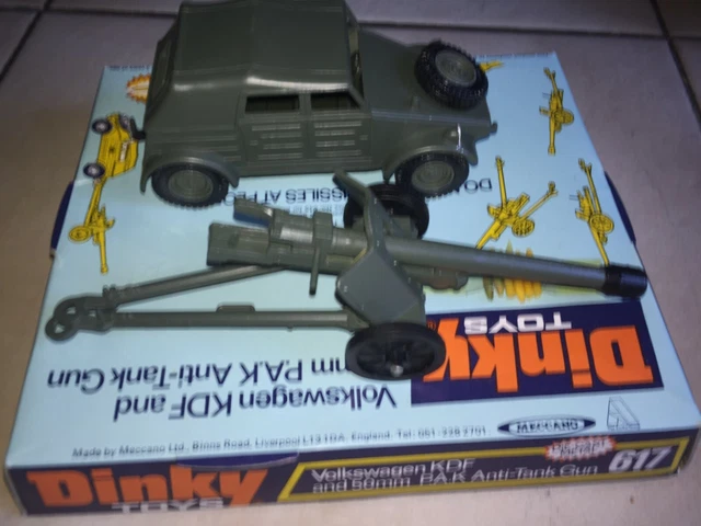 Dinky Jouets N0. 617, Volkswagen Kdf Avec Canon Anti-char
