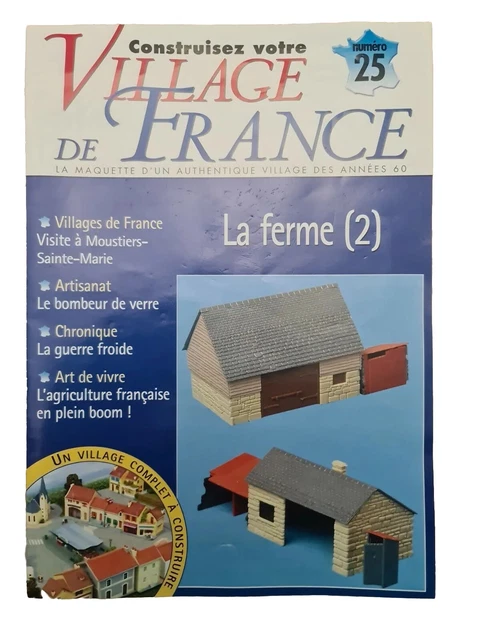 VILLAGE DE FRANCE HO MAQUETTE CREPERIE TRAIN N° 30 31 NEUF A MONTER