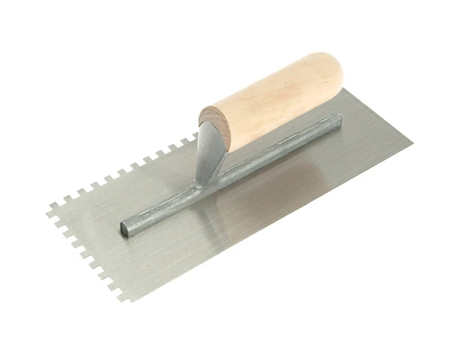 R.S.T. Entaillé Truelle 6mm Carré Encoches Poignée en Bois 11 X 4.1.3cm RST153DS