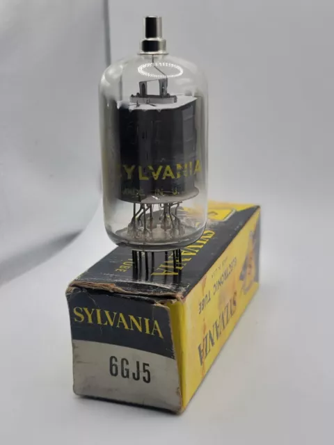 6GJ5A NOS Sylva radio amplifier electron audio vacuum tube