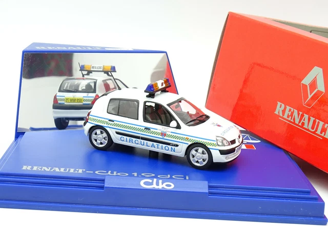 Norev 1/43 - Renault Clio 1.9 DCI France Info - Très Bon état Avec Boîte