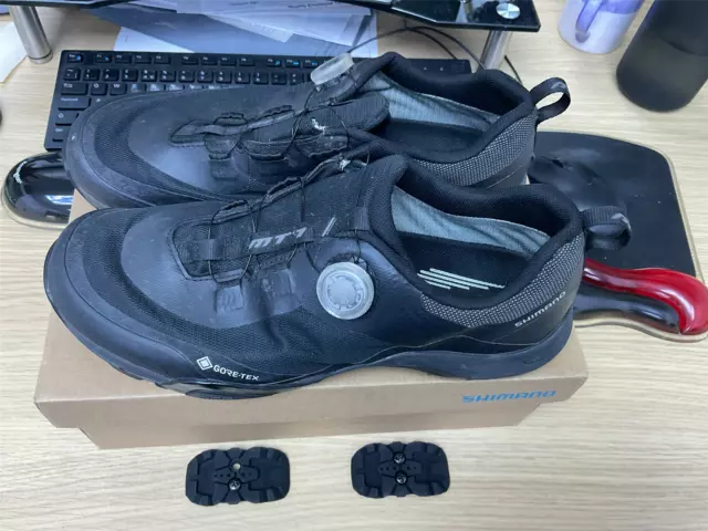 SHIMANO MT7 MT701 GORE TEX SPD Shoes Black Size 45 84.99 PicClick UK