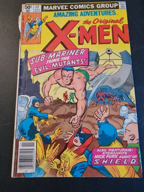 Amazing Adventures 12 - The Original X-Men - Marvel Vol 2 No 12 Nov 1980