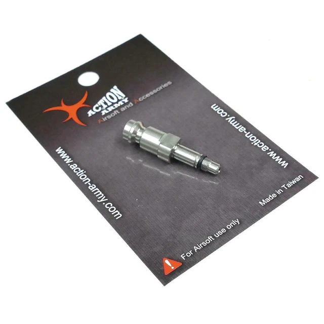 ACTION ARMY AIRSOFT Pistol Magazine Replacement HPA Valve Stainless Steel EUR 22,86 PicClick FR