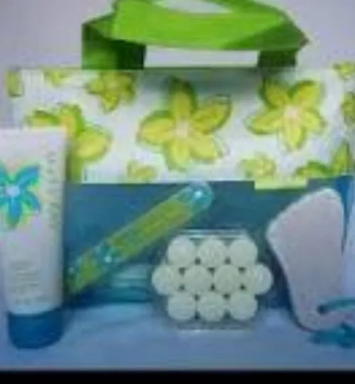 Mini Geschenk Hamper Unisex Mary Kay neuwertig Blüte Pediküre Set Fuß Spa Creme Frauen 3