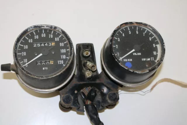 Kawasaki KZ400 Gauge Cluster Speedometer Tachometer