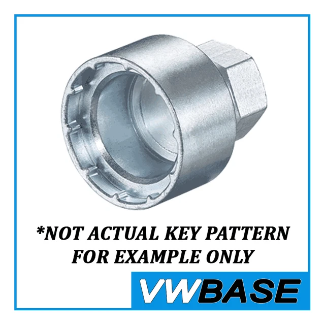 FOR FORD SECURITY Master Locking Wheel Nut Key Code 83800A605 LWNK Bolt