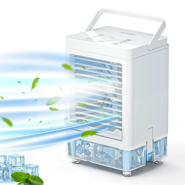 Cooling Fan 5000mAh Portable Air Conditioner with 3 Wind Speed Portable AC