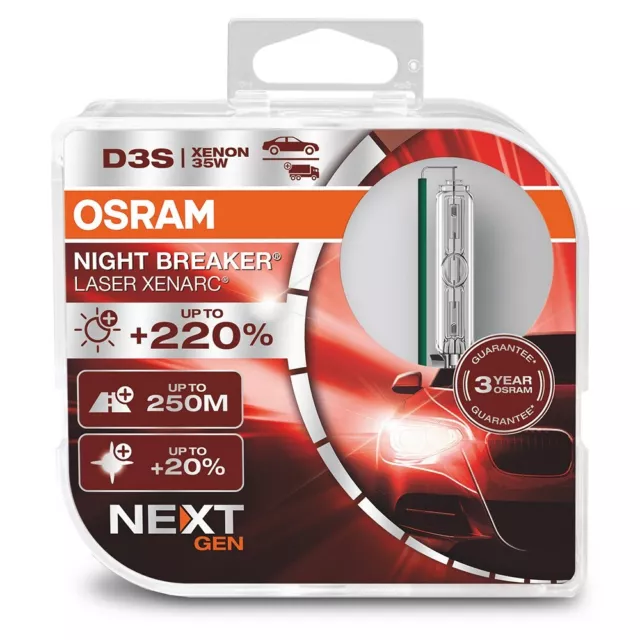 Osram Xenarc® Night Breaker® Laser D3S - Next Gen - Hid Xenon Brenner Hcb Duobox