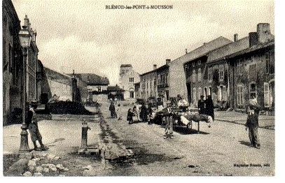 Carte Postale Ancienne - CPA AK BLENOD-lès-PONT-à-MOUSSON - Rue Ste-Eve (386551)