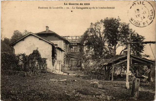 CPA AK Militaire - La Guinguette apres le bombardement (697326)