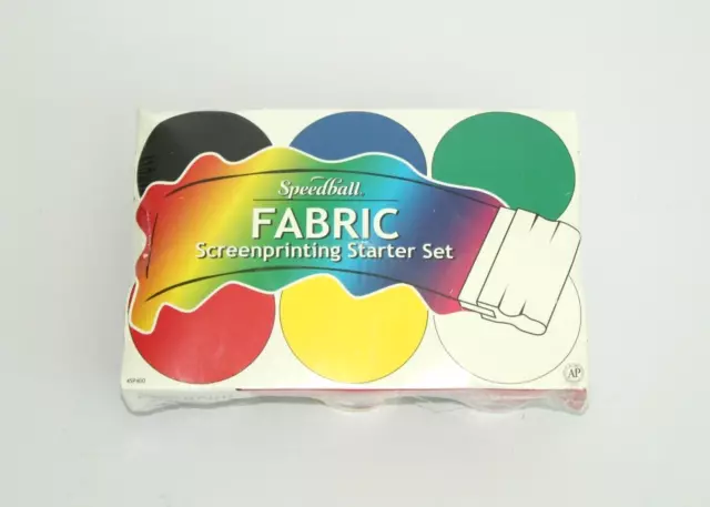 Juego de inicio de serigrafía de tela Speedball 6 colores 45P400