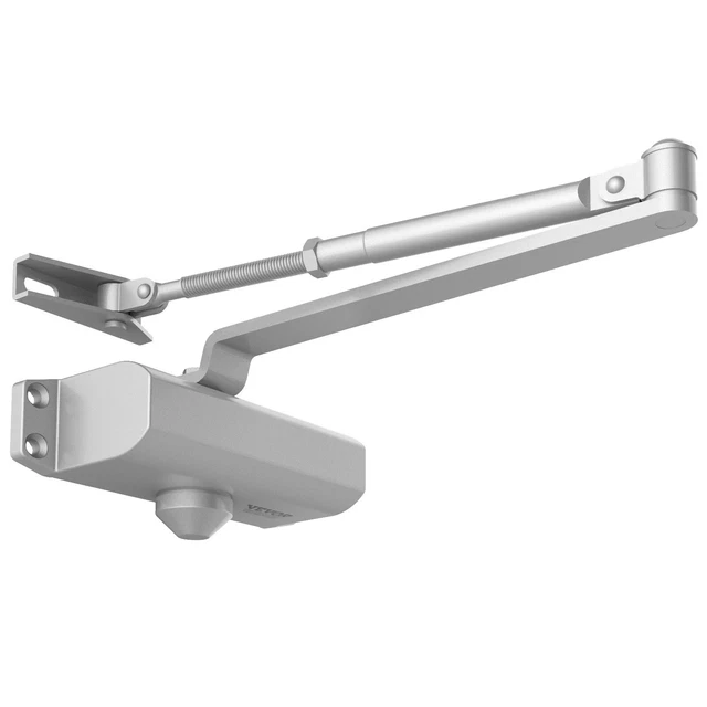 Hydraulischer Türschließer 25-85 Kg Torschließer Silber 25-85 KgHydraulischer Türschließer Torschließer Türöffner Stangentürschließer 357123578605 Hydraulischer Tuerschliesser