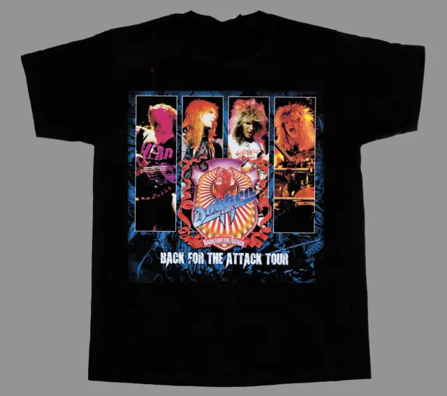 Collection Dokken Band Cotton Black All Size Unisex T-Shirt GB497