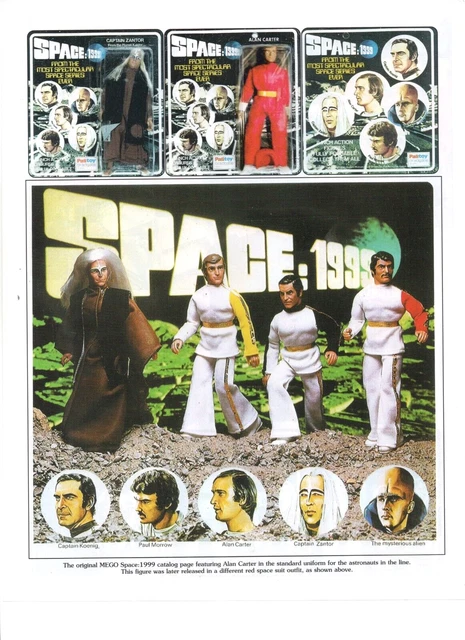 2005 Action Figure Toy PRINT AD ART - MEGO RETRO Space 1999 Captain Koenig