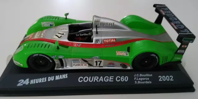 Miniature 1/43-IXO  ALTAYA -24H Du Mans . COURAGE C60.2002