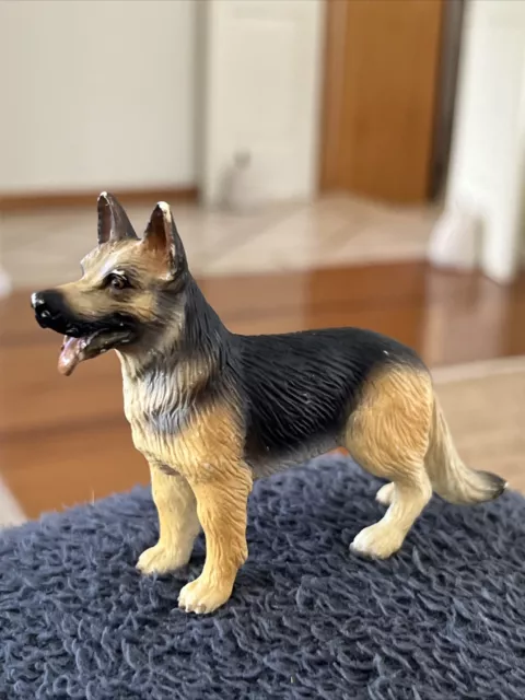 German Shepherd Dog Standing Pvc Figure, Schleich, Retired, Germany, 2003