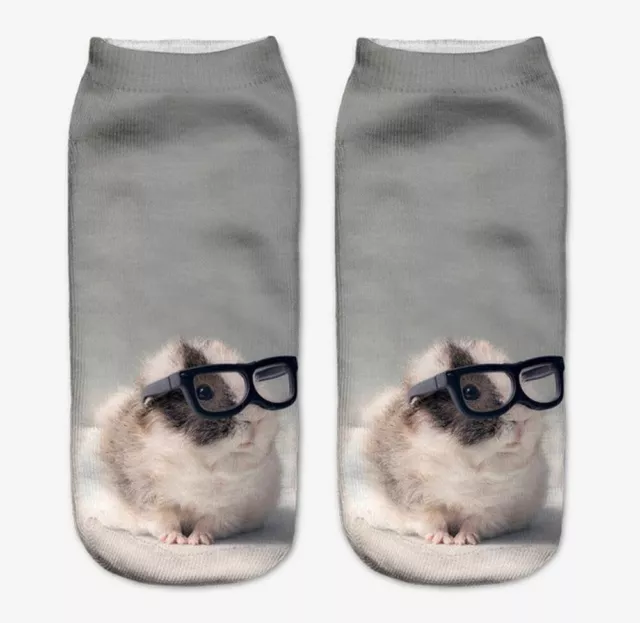 new Guinea Pig Socks foot Sox set 2 pairs boys girls kids Youth Unisex Printed