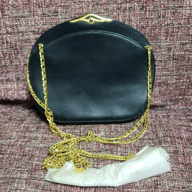 Unused Authentic Cartier Vintage Chain Shoulder Bag Deadstock