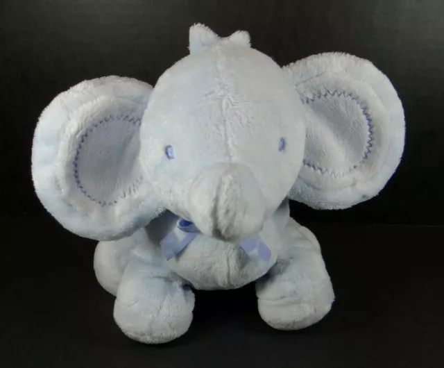 Koala Baby Blue Elephant Musical Turn Key Plush Music Motion Rock A Bye Baby 7"
