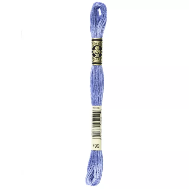 12 Pack DMC 6-Strand Embroidery Cotton 8.7yd-Medium Delft Blue 117-799