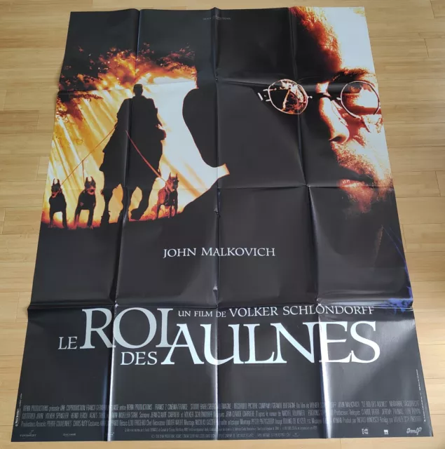 Affiche Cinema 120x160 Le roi des aulnes Volker schlöndorff John Malkovich