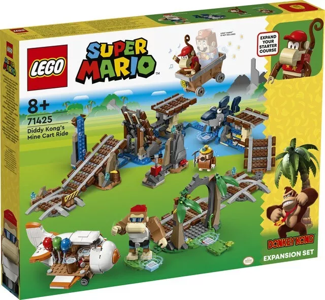 Lego Super Mario 71425 Pack di espansione Corsa nella miniera di Diddy Kong