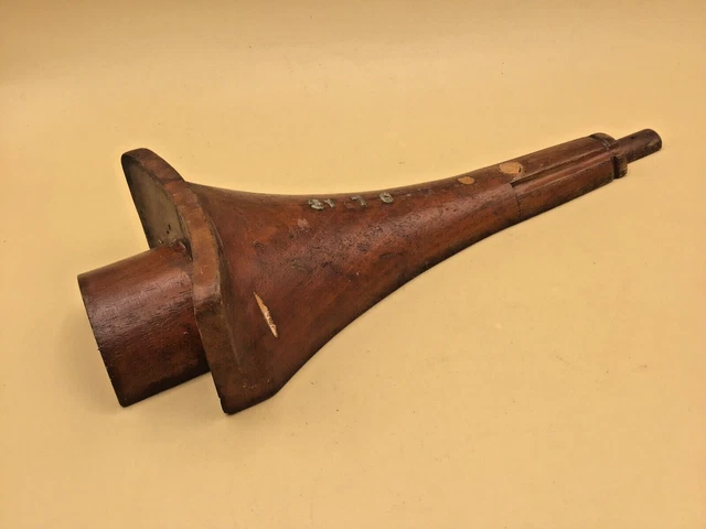 Antique Wood Mold Foundry Pattern Industrial steampunk sand cast arrow shaped