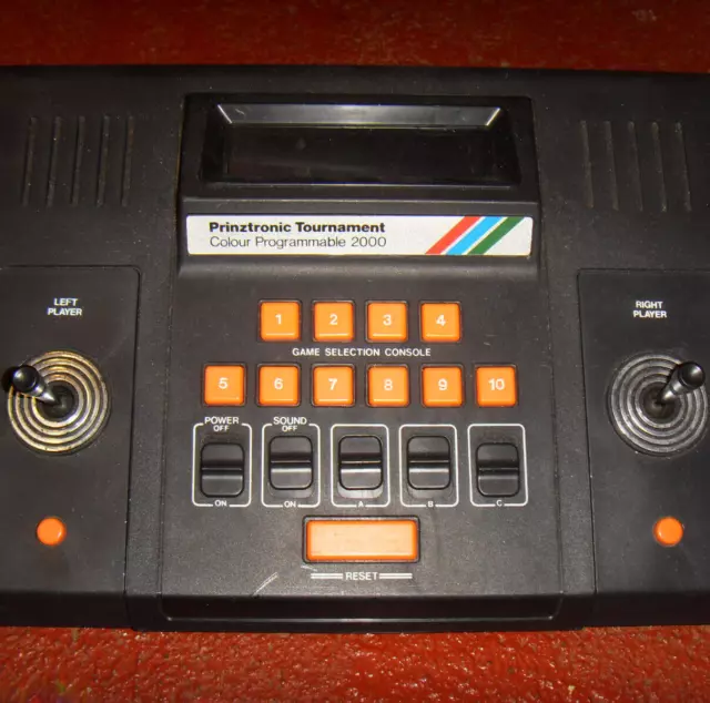 RARE : PRINZTRONIC Tournament 2000 - Ancienne console de jeu vidéo à cartouche