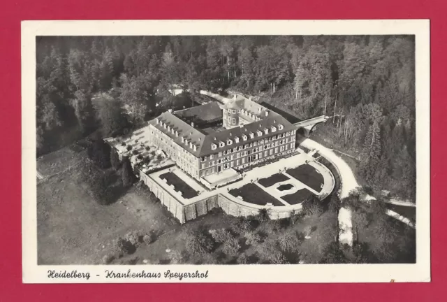 Ak Heidelberg, Krankenhaus Speyerershof, 1951 gelaufen, mit Marken, gute Erhalt.