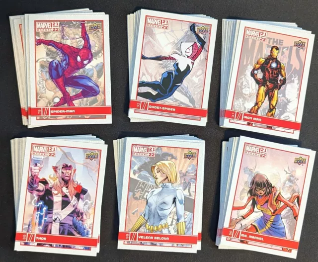 2021-22 Upper Deck Marvel Annual BASE - Complete Your Set! (You Pick)