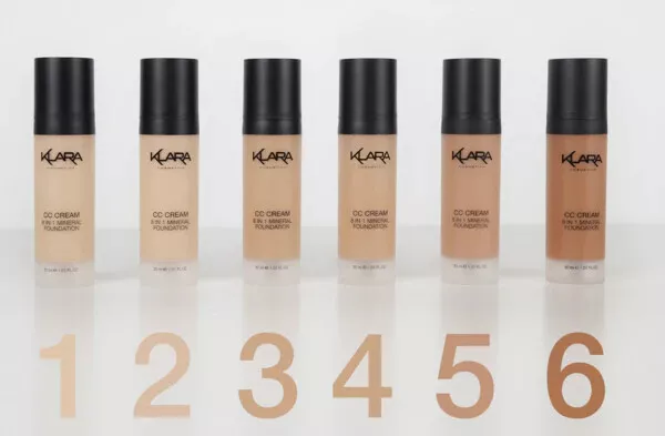 Klara Foundation Concealer Full Coverage Face Makeup Liquid Matte Brighten AU