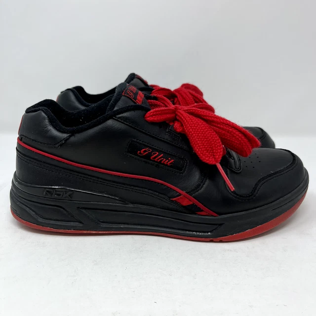 g unit sneakers black and red