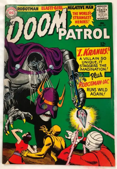 DOOM PATROL 101 (February 1966 ) VF Arnold Drake, Bruno Premiani Robotman origin