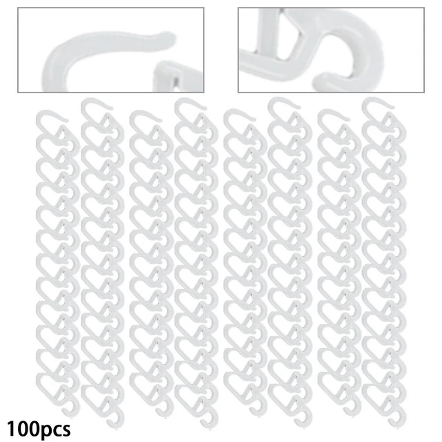 Gancho de cortina universal gancho de cortina 100 100 piezas oficina clip-on gancho
