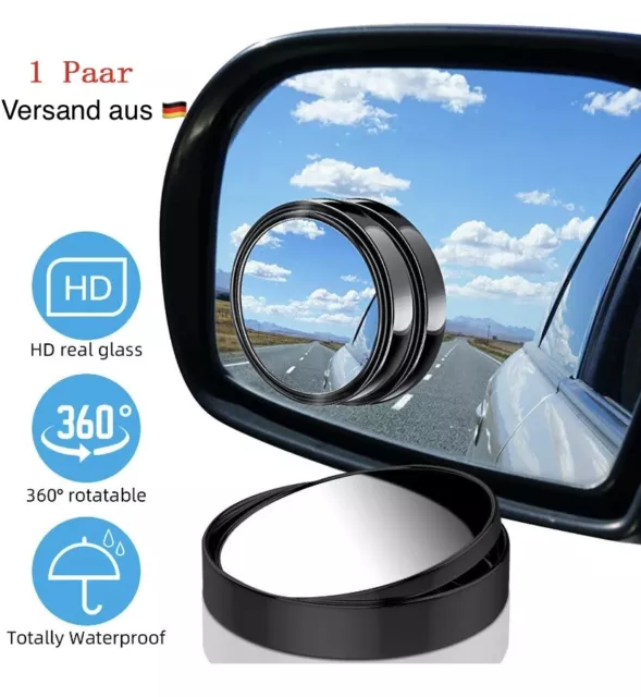 2x 360°Auto Seitenspiegel Toter Winkel Spiegel Rückspiegel