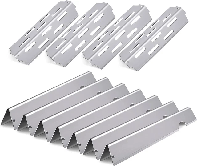 GRILL FLAVORIZER BARS And Heat Deflectors Kit for Weber Genesis II E/S