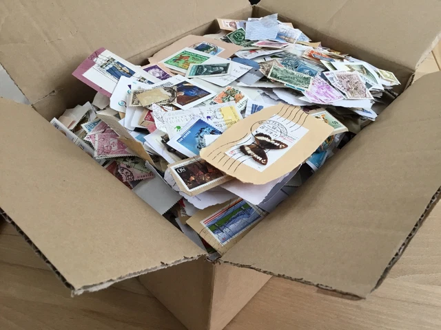 2,2 kg Briefmarken Alle Welt