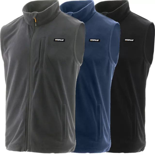 Caterpillar Vest Mens CAT CONCORD FLEECE VEST Vests Sleeveless Jacket 1320043