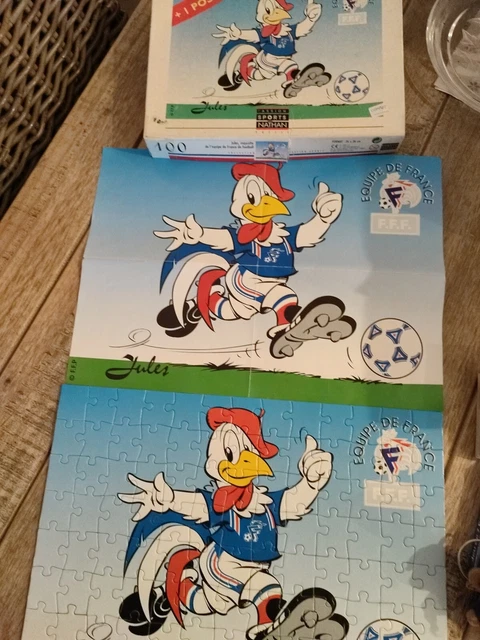 RARE PUZZLE EQUIPE DE FRANCE AUTOMNE 1981 // PLATINI - INCOMPLET