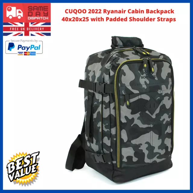 Carry On Backpack 40x20x25 Ryanair Cabin Flight Bag Travel Luggage Shoulder Bag