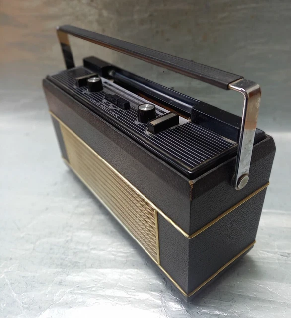 RARE DISCATRON DISCASET Portable Radio / Record Player Works But